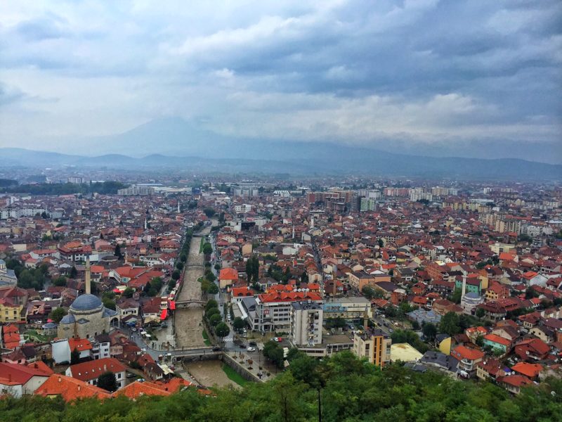 Prizren, stad in Kosovo.