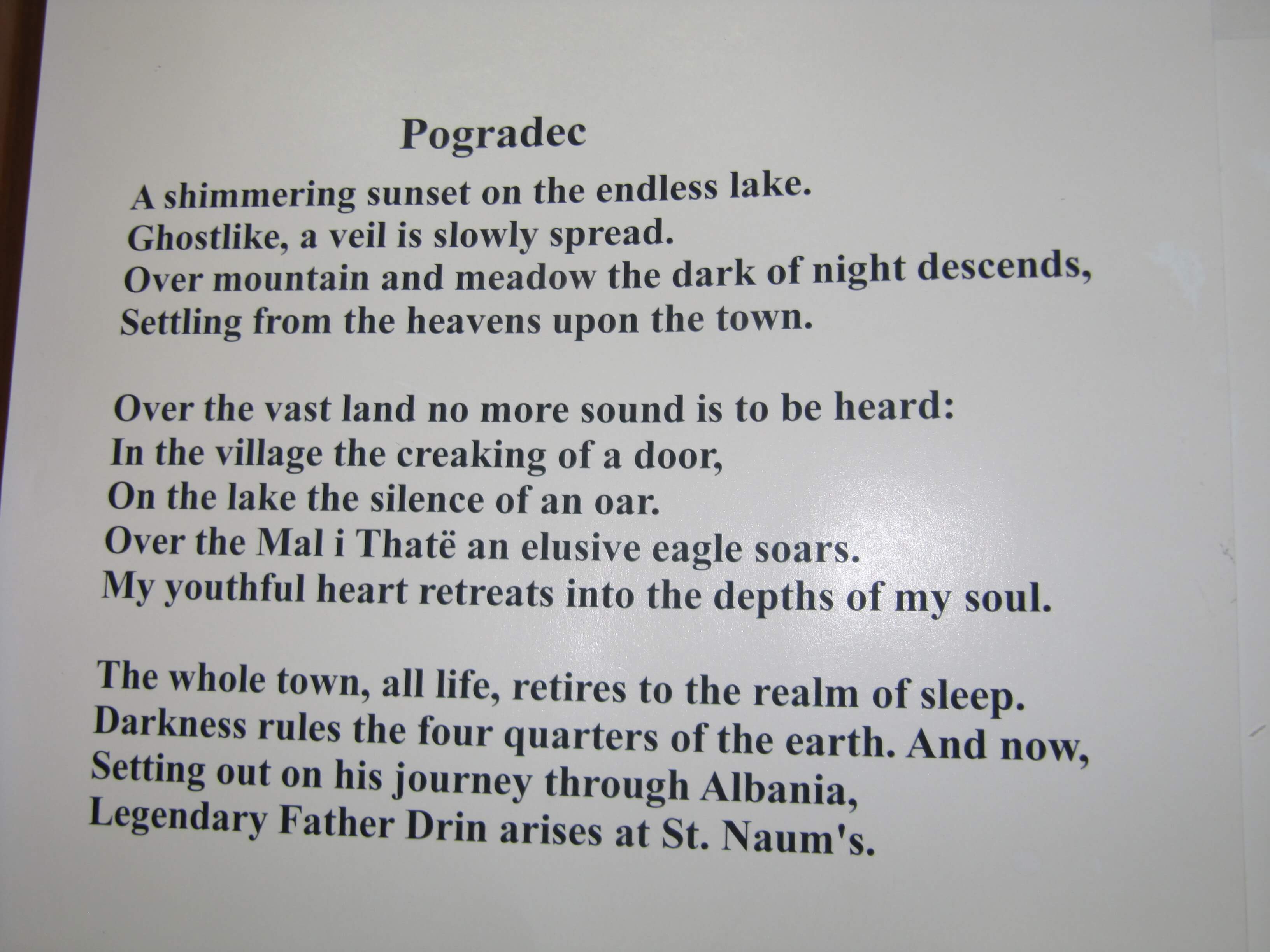 Gedicht Lasgush Poradeci