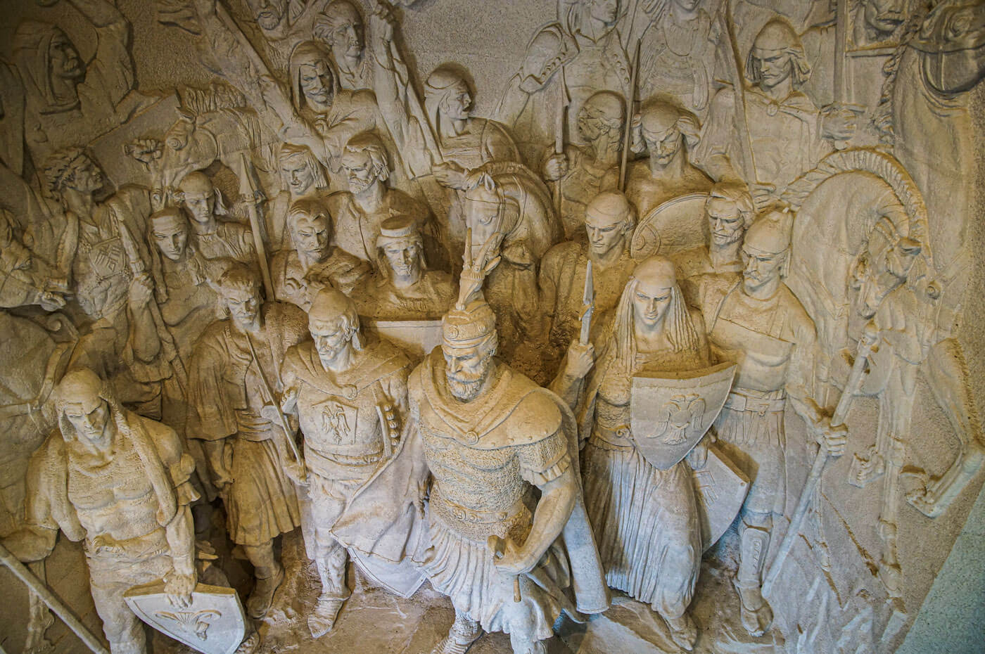 Kruja Skanderbeg museum helden binnen