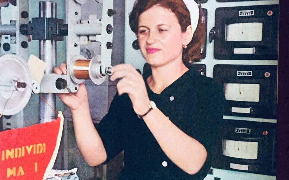 Voormalige koperdraad-fabriek in Shkodra, Albanië.