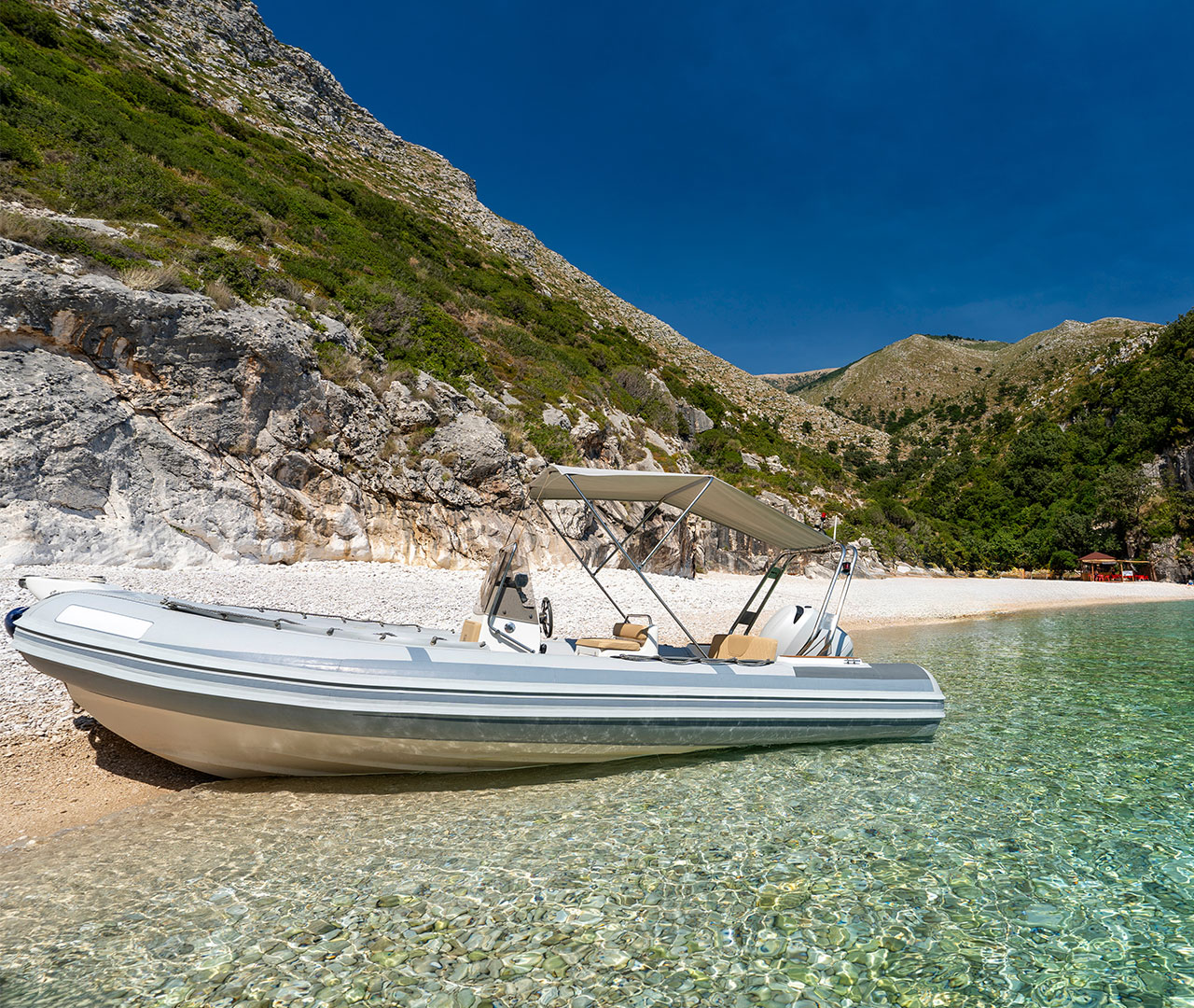 Boottocht Grama Baai Himare - Albania