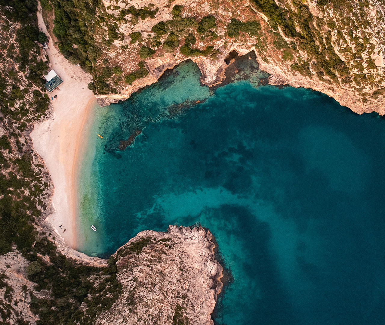 Boottocht Grama Baai Himare - Albania