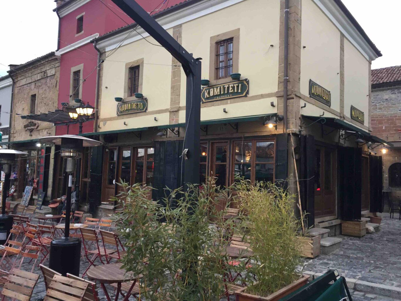 Cafe Komiteti in Korçë, 2020