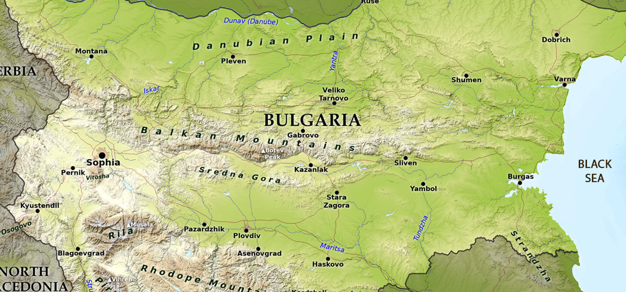 Bulgaria map